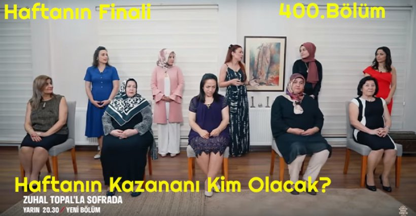 8 Mayıs Zuhal Topal'la Sofrada Final Günü
