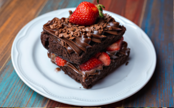 Orman meyveli vegan brownie nasıl yapılır?