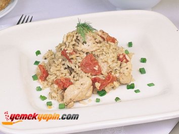 Tavuklu Şark Pilavı