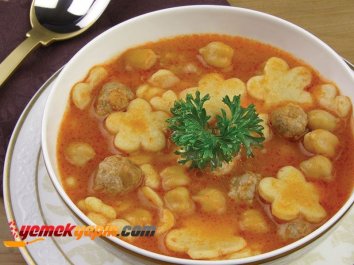 Çiçek Hamurlu Çorba