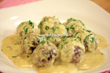 Kremalı Patatesli Köfte