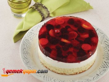 MEYVE JÖLELİ CHEESECAKE