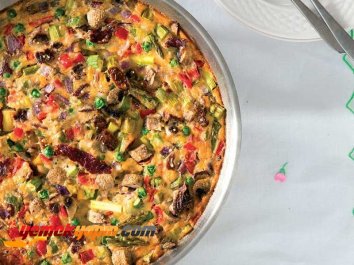 Kuşkonmazlı Fritata