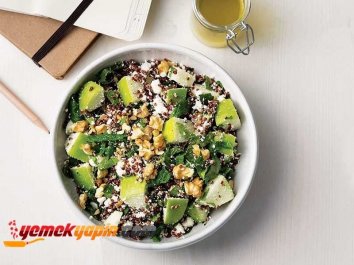 Lor Peynirli ve Kinoalı Salata
