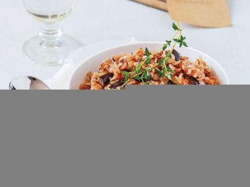 Patlıcanlı Pilav