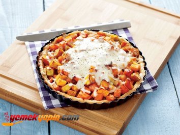 BALKABAKLI VE KARAMELİZE SOĞANLI TART