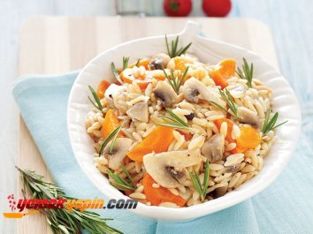 MANTARLI VE HAVUÇLU ŞEHRİYE PİLAVI