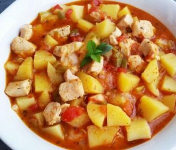Tavuklu Patates Yemeği