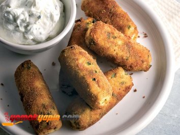 Beyaz Peynirli Ve Pirinçli Ispanak Kroket
