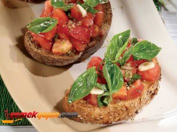 Domatesli Bruschetta