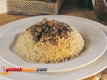 Ciğerli Bulgur Pilavı