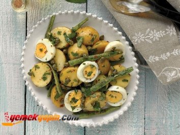 Fasulyeli Patates Salatası