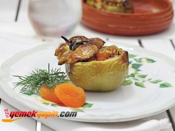 ZEYTİNYAĞLI YEŞİL DOMATES DOLMASI