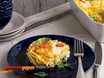 Bal Kabaklı Ve Ispanaklı Lazanya