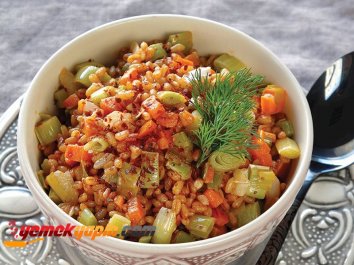 PIRASALI BULGUR PİLAVI