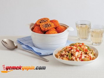 TAZE FASULYELİ PİRİNÇ PİLAVI
