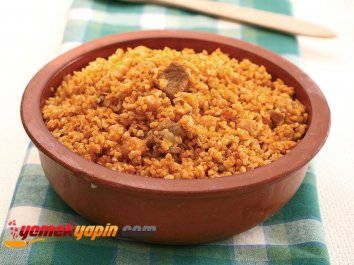 Etli Firik Pilavı