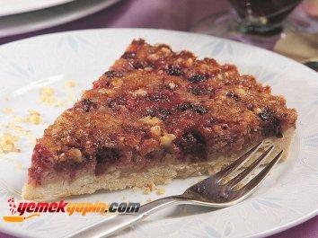 Böğürtlenli ve Cevizli Tart