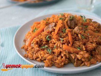 Havuçlu  Ve Kuzu Etli Pilav