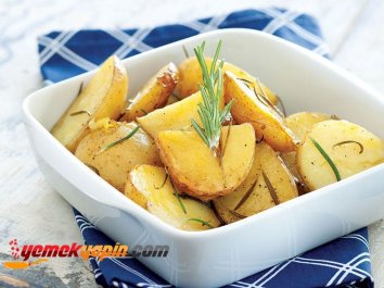 Fırında Biberiyeli Patates