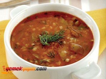 Fasulyeli Bulgur Çorbası