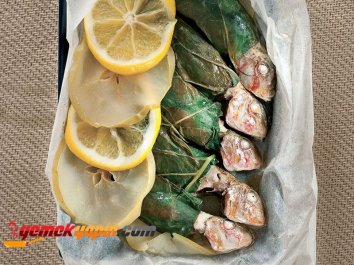 Kağıtta Pazılı Ve Elmalı Barbun