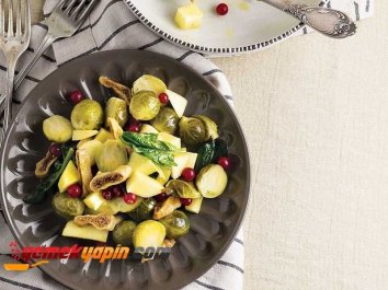 ELMALI BRÜKSEL LAHANA SALATASI