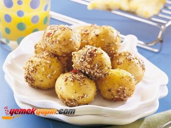Susamlı Ve Körili Patates