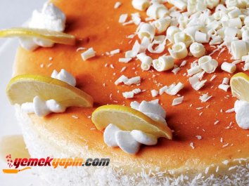 LİMONLU VE HİNDİSTAN CEVİZLİ CHEESECAKE