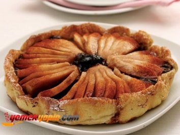 ÇİKOLATALI VE ARMUTLU TART