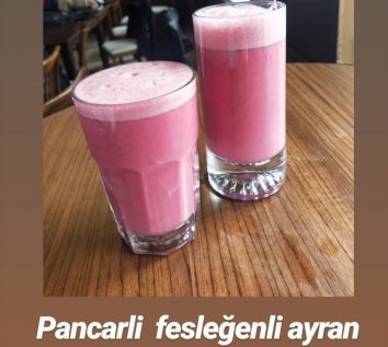 Pancarlı  Fesleğenli  Ayran