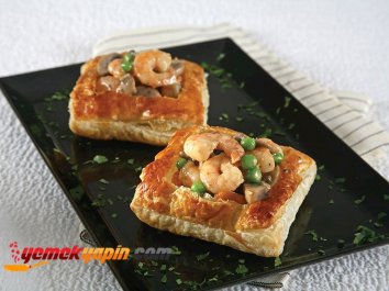 MİLFÖYDE MANTARLI GURME KARİDES