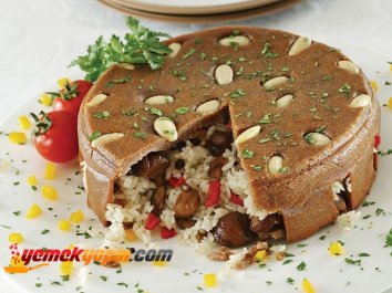 KESTANE UNLU PERDE PİLAVI