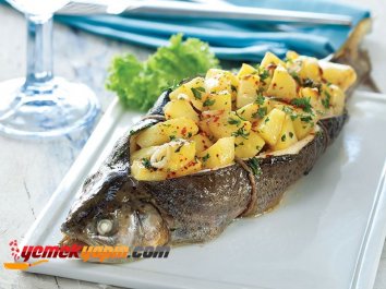 Patates Dolgulu Alabalık