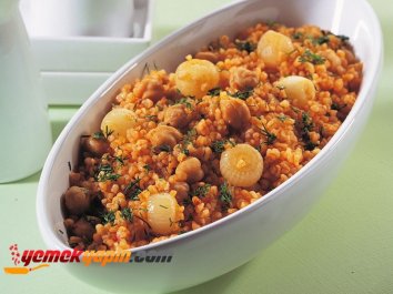 Nohutlu Bulgur Pilavı