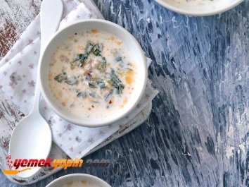 Soğuk Ayran Aşı Çorbası