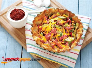 Cheddar Peynirli Tart