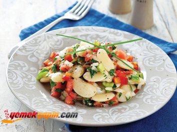 Baharatlı Kuru Fasulye Salatası