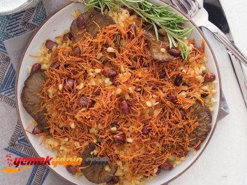 Kırmızı Fasulyeli Bulgur Pilavı