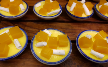 Pratik mangolu hindistan cevizli puding tarifi