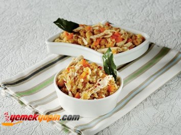 TAVUKLU VE NOHUTLU BULGUR PİLAVI
