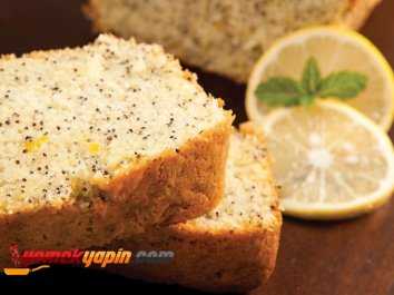 Limonlu ve Haşhaş Tohumlu Kek