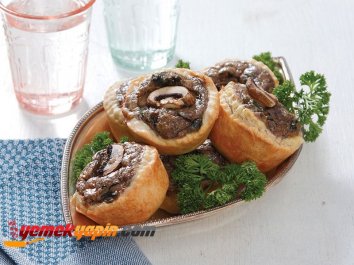 MANTARLI MİNİ TART