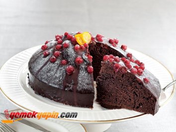 ÇİKOLATALI VE NİŞASTALI KEK