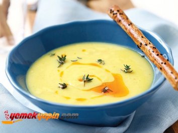 Damla Sakızlı Ve Zerdeçallı Mercimek Çorbası