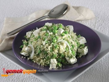 Bahçe Bezelyeli Bulgur Salatası