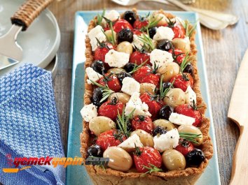 TAHİNLİ VE PATLICANLI TART