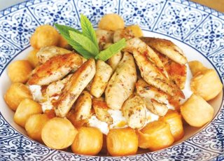 En Pratik Tavuklu Şiş Mantı Tarifi