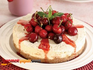 Kirazlı ve Peynirli Kek