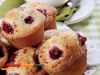 Frambuazlı Muffinler